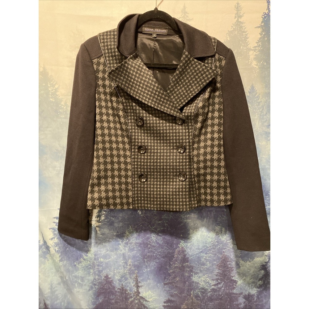 Donna Degnan Blazer Jacket Peacoat Size‎ 6